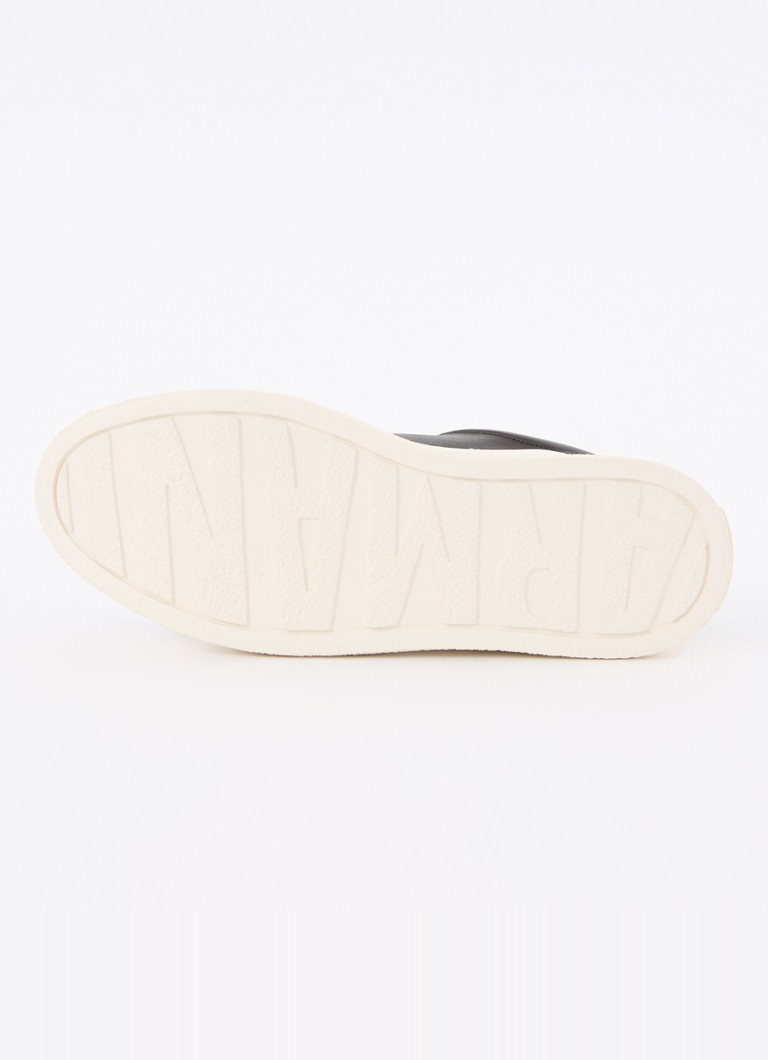 Adidasy Armani Exchange ze skórzanymi detalami