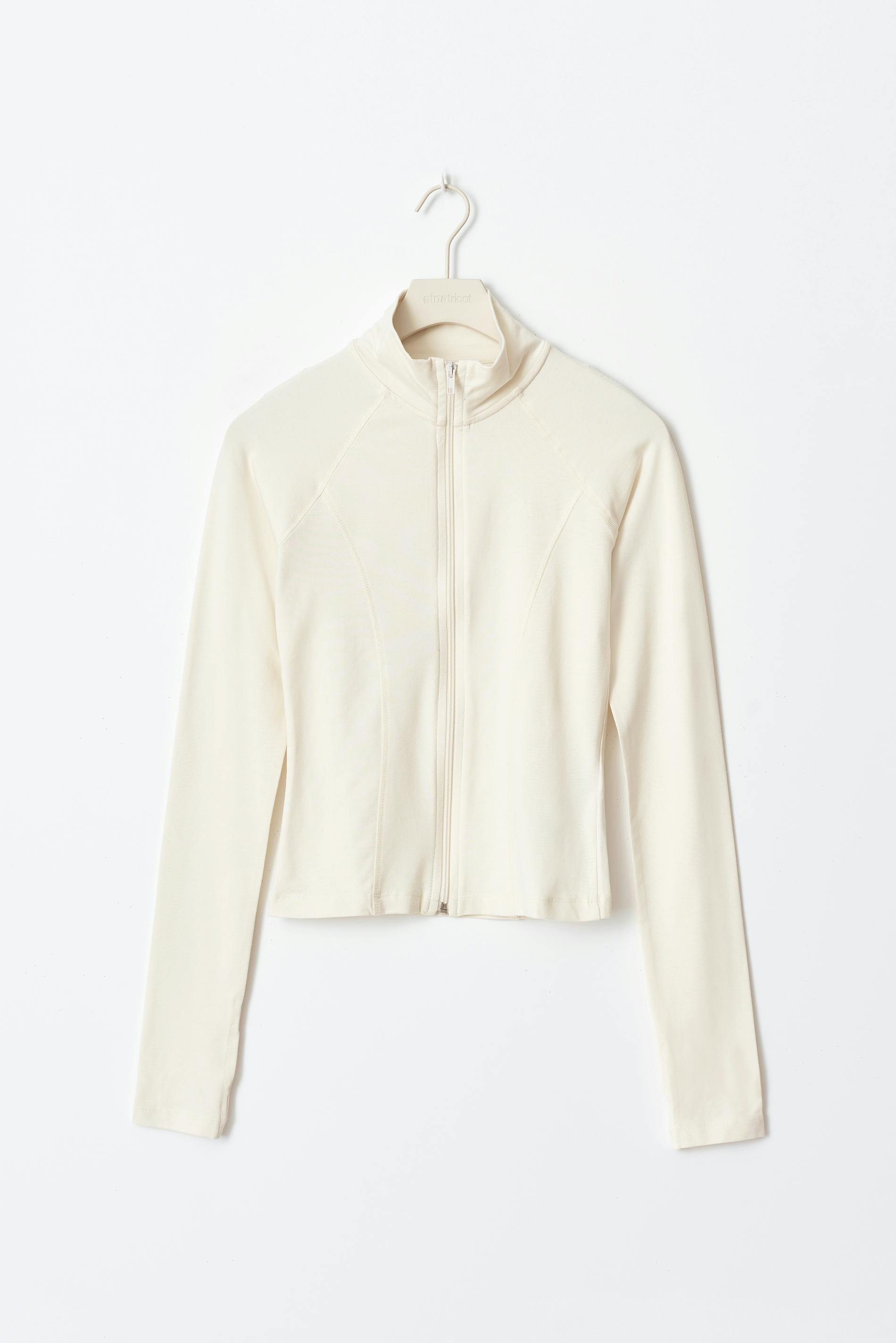 Soft touch zip jacket