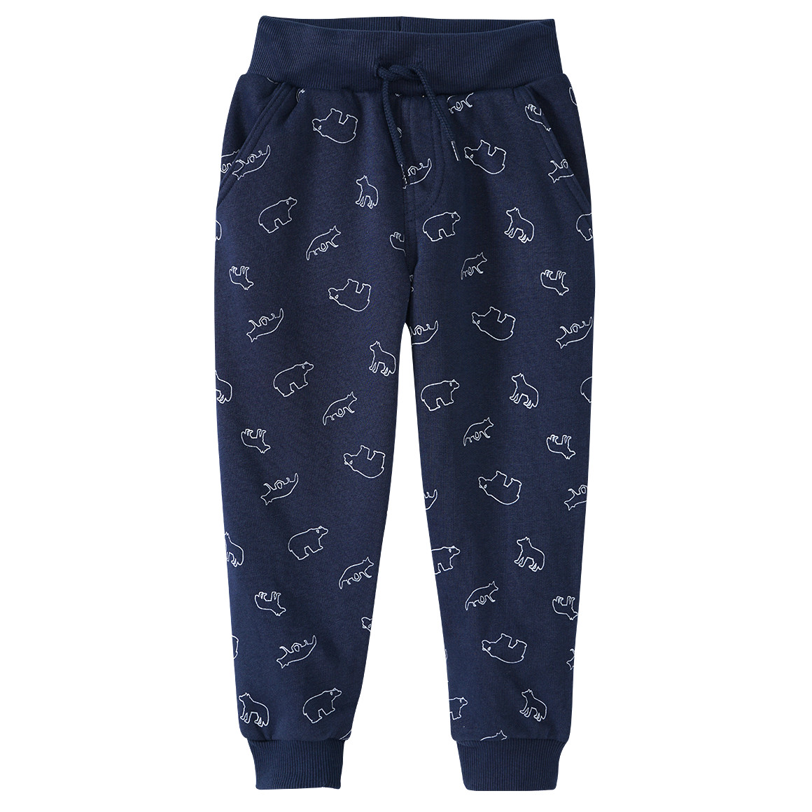 Jungen Jogginghose mit Bär-und Fuchs-Motiven