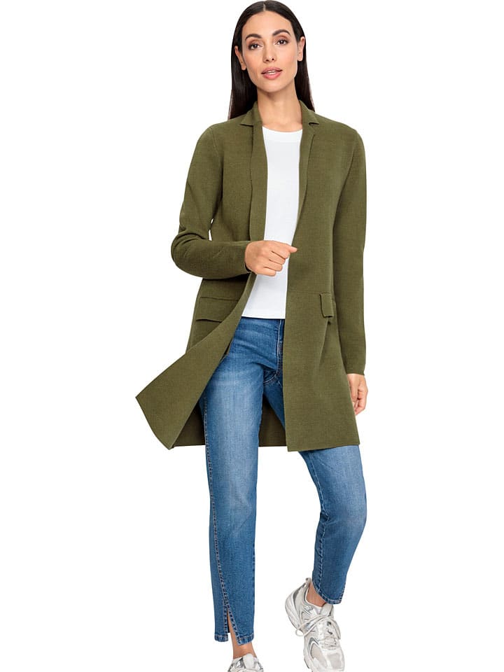 Heine Cardigan in Khaki günstig kaufen