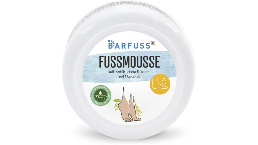 BARFUSS Fussmousse Kokos & Mandelöl 150 ml