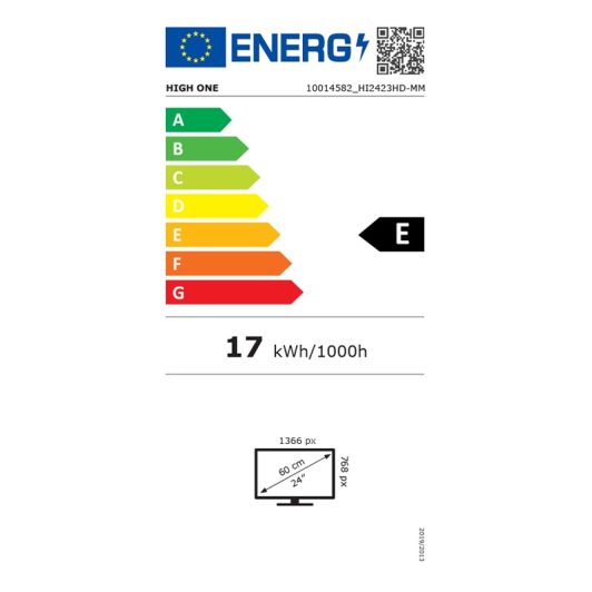 HIGH ONE HI2423HD-MM - Téléviseur HD 24 pouces 12 volts