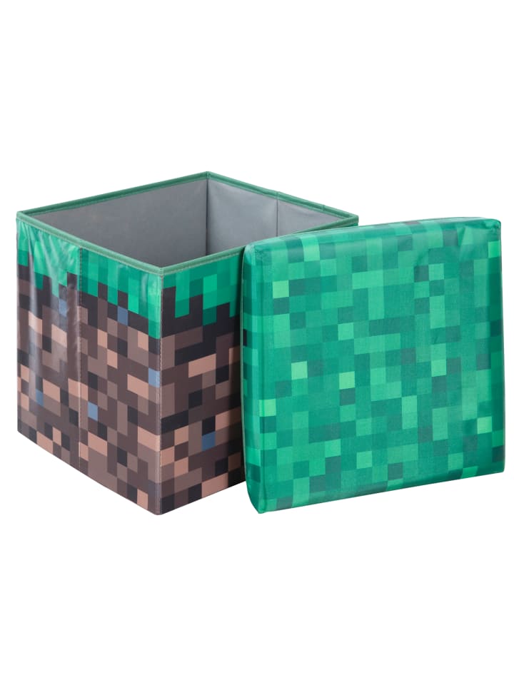 Minecraft Minecraft Sitz- und Aufbewahrungsbox, Grasblock günstig kaufen onesize