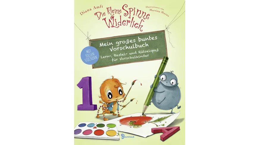 Die kleine Spinne Widerlich - Mein großes buntes Vorschulbuch