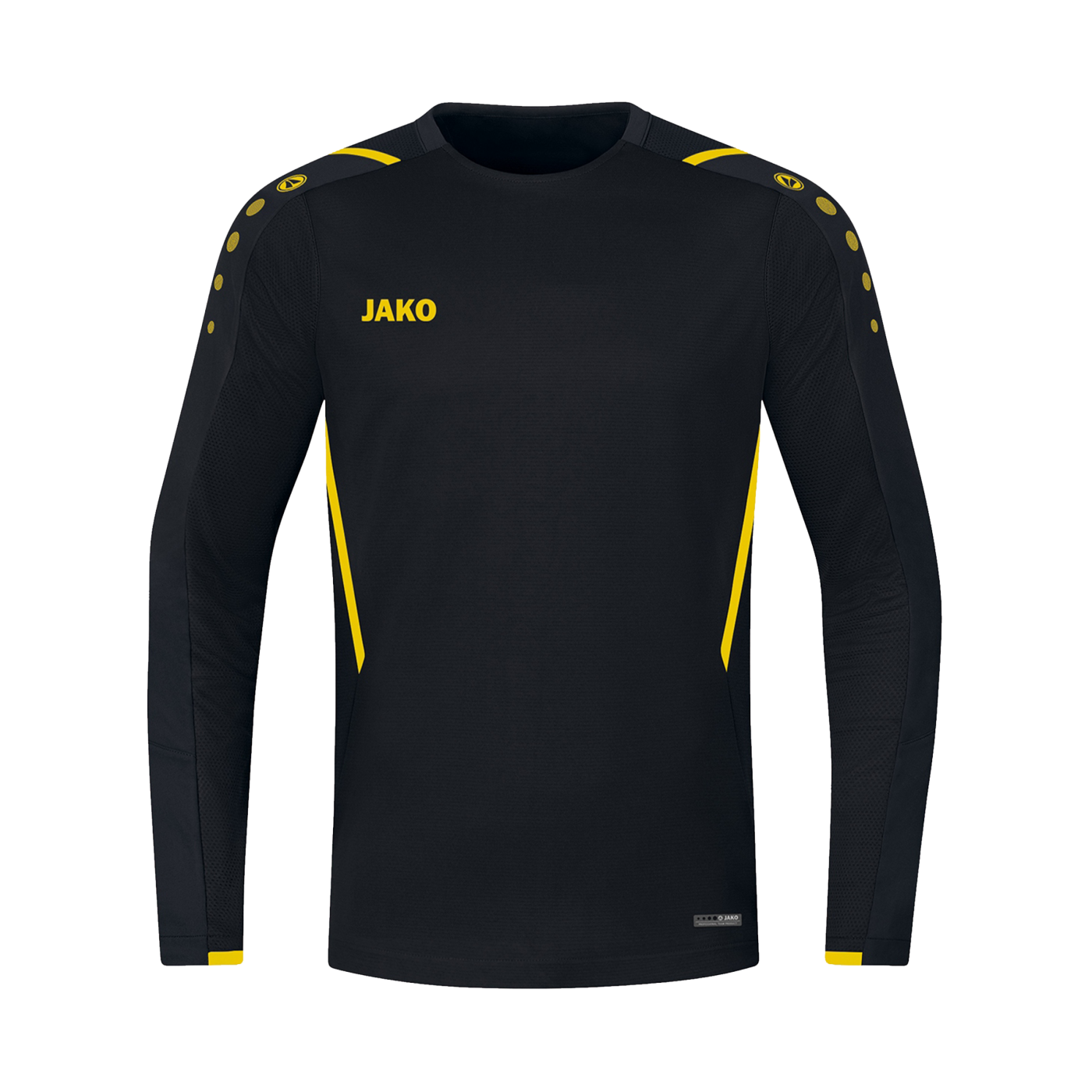 JAKO Challenge Sweatshirt Kids Schwarz Gelb F803
