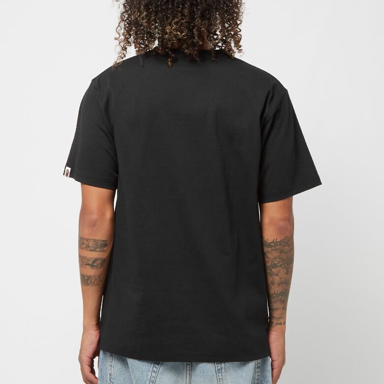 A Bathing Ape Overprinted College Tee M Black