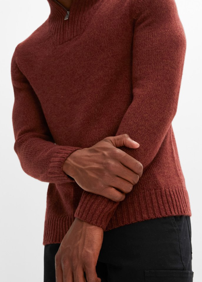 Troyer Pullover mit recyceltem Polyacryl