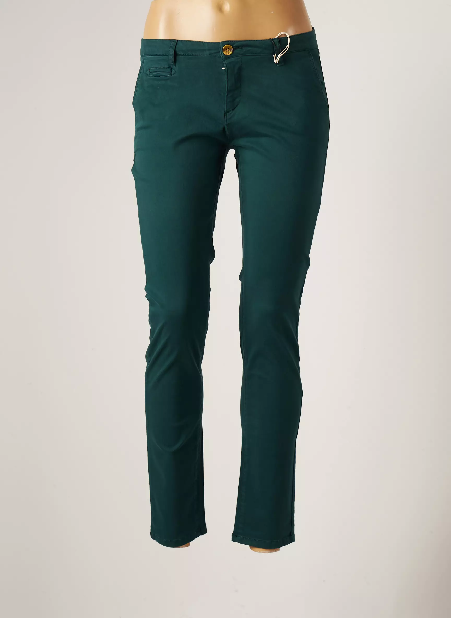 Lab Dip Paris Pantalons Slim Femme couleur vert