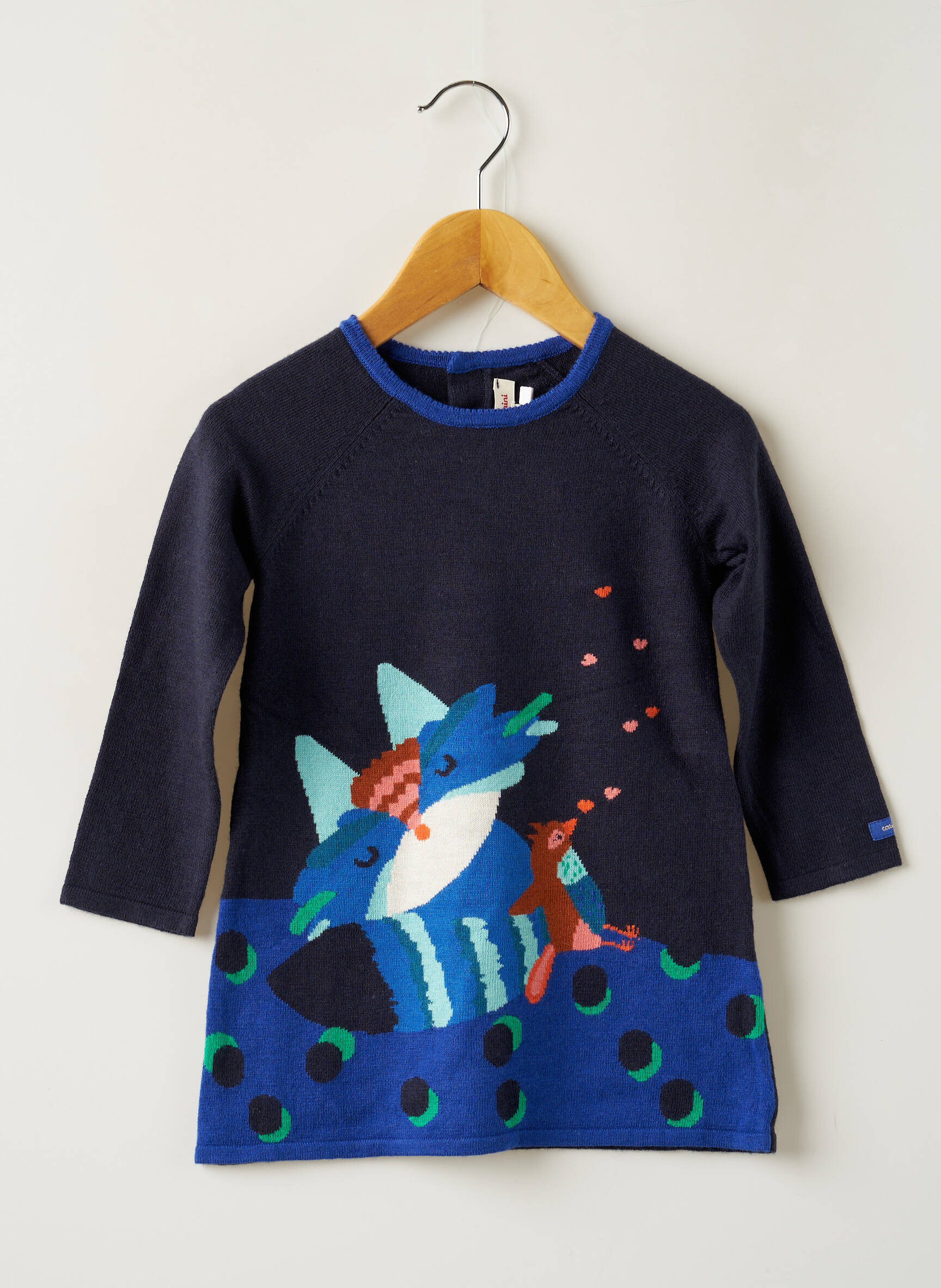 Catimini Robes Pulls Fille couleur bleu