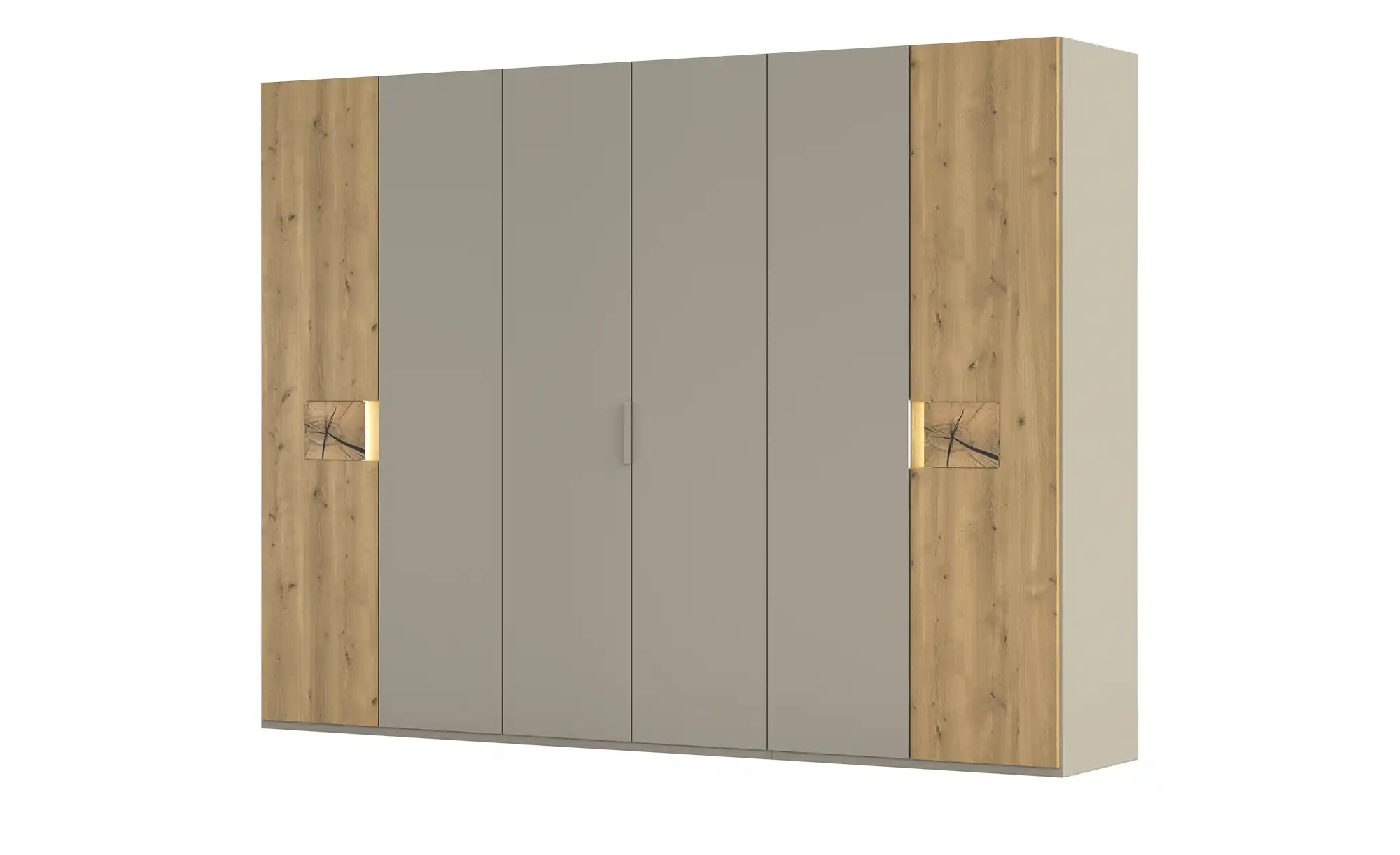 Wohnwert Drehtürenschrank teilmassiv