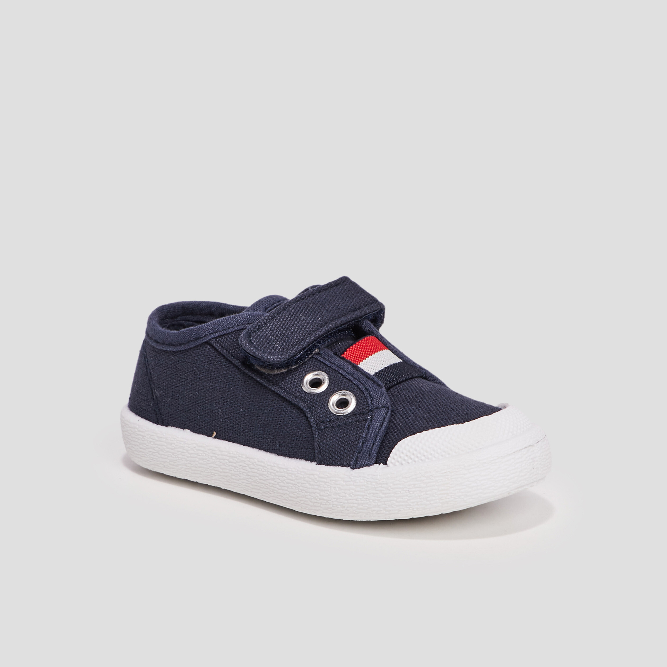 Tennis en toile bleu bébé garçon | La Halle