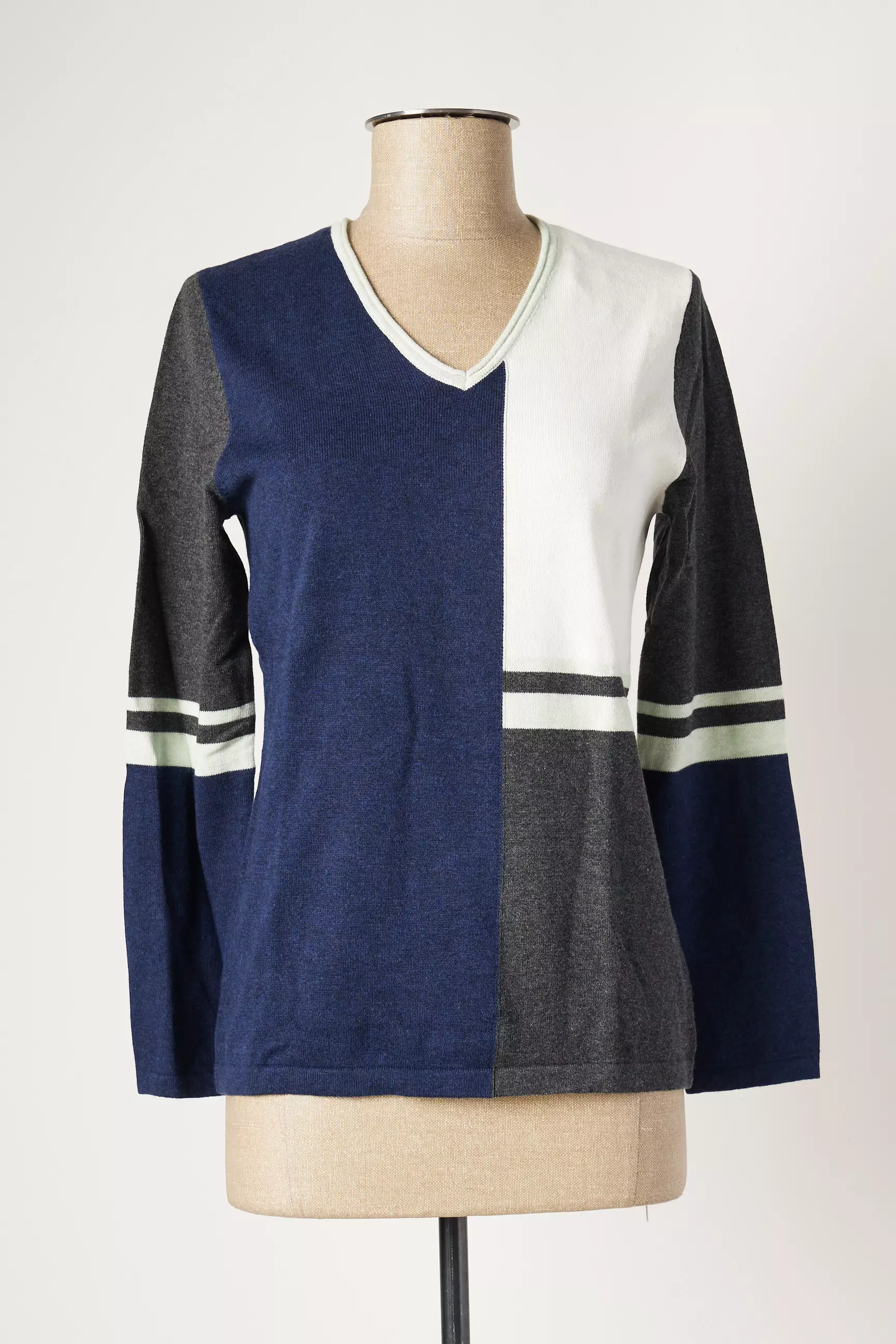 Marble Pulls Femme couleur bleu
