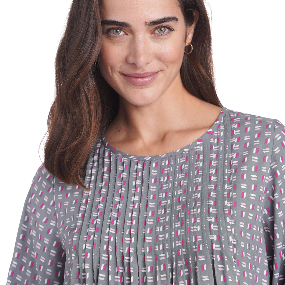 Damen Bluse mit Allover-Muster