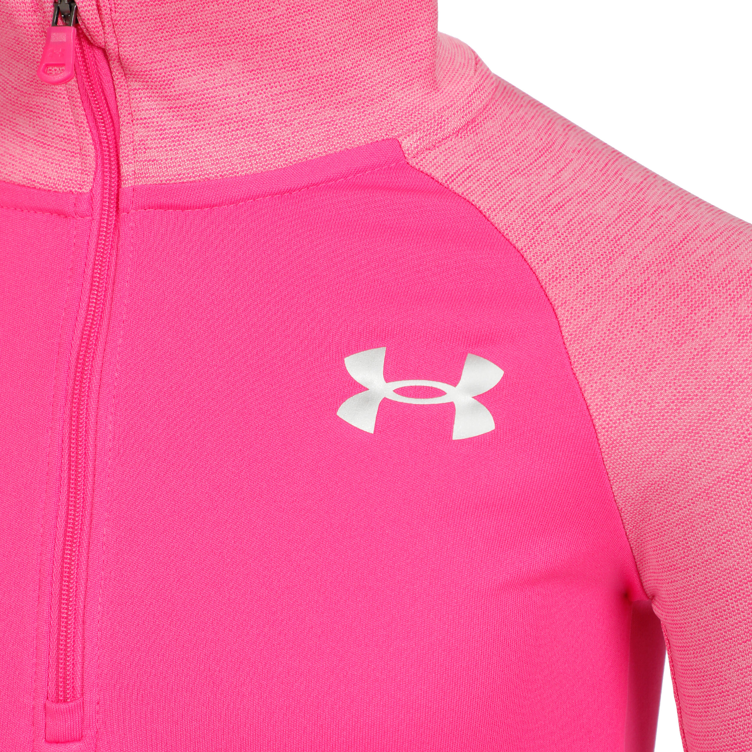Tech Graphic Half-Zip Longsleeve Mädchen - Pink