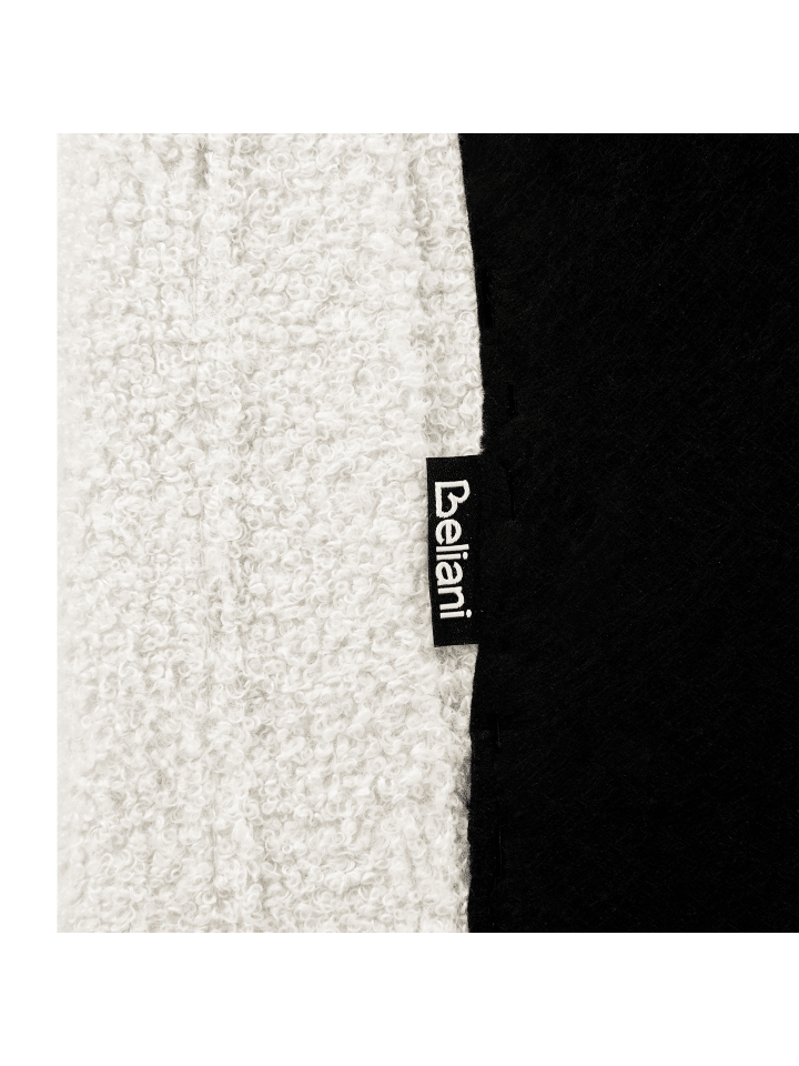 Beliani Doppelbett AMBILLOU in Weiß/Schwarz - (W) 197 x (H) 126 x (L) 214 cm günstig kaufen onesize