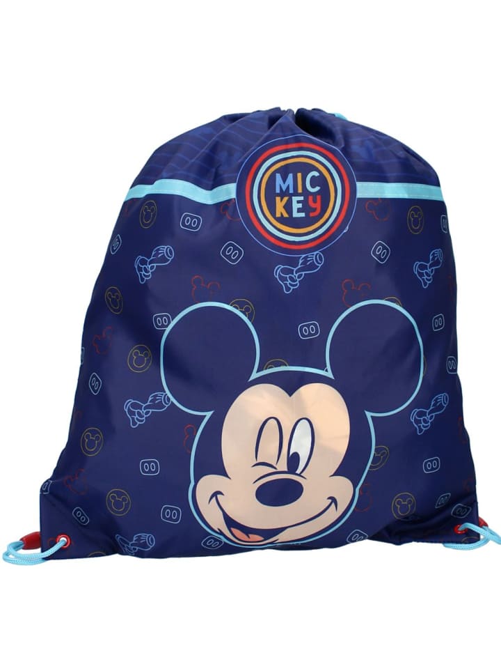 Disney Mickey Mouse Sportbeutel Micky Maus | 42 x 35 cm | Mickey Mouse | Turnbeutel Schule günstig kaufen onesize