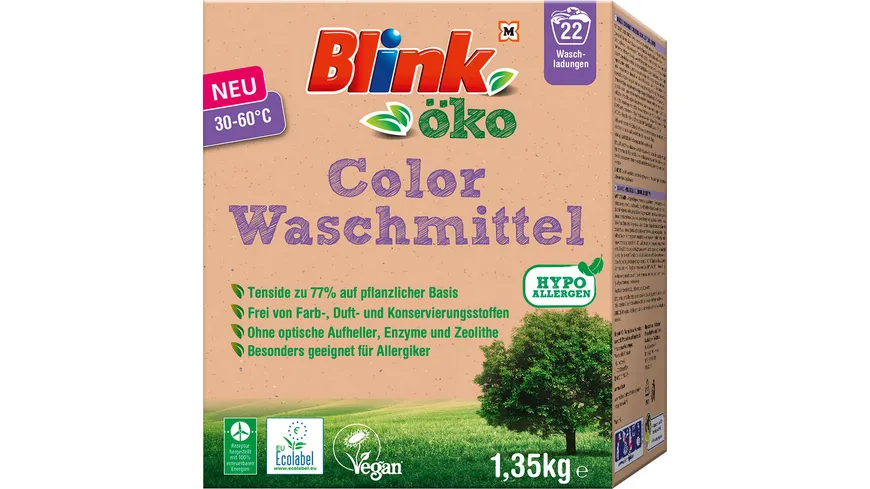 Blink Öko Color Waschmittel 22 WL 1.35 kg