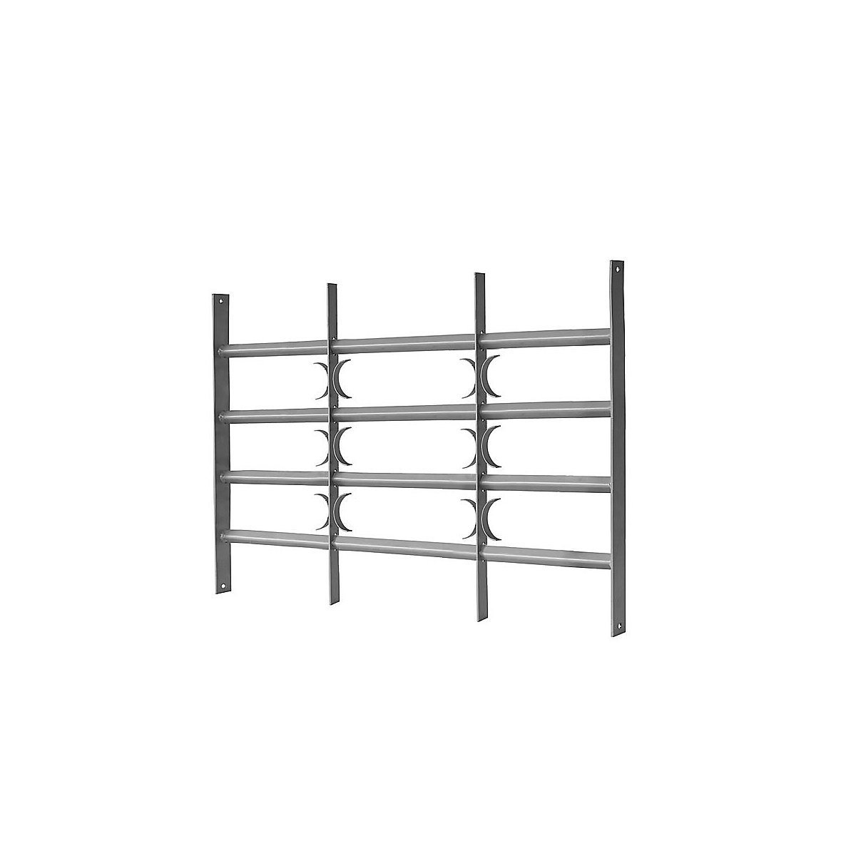 60x50-65cm Balkongeländer Fenster Geländer Stahl Schutzgitter Einbruchschutz