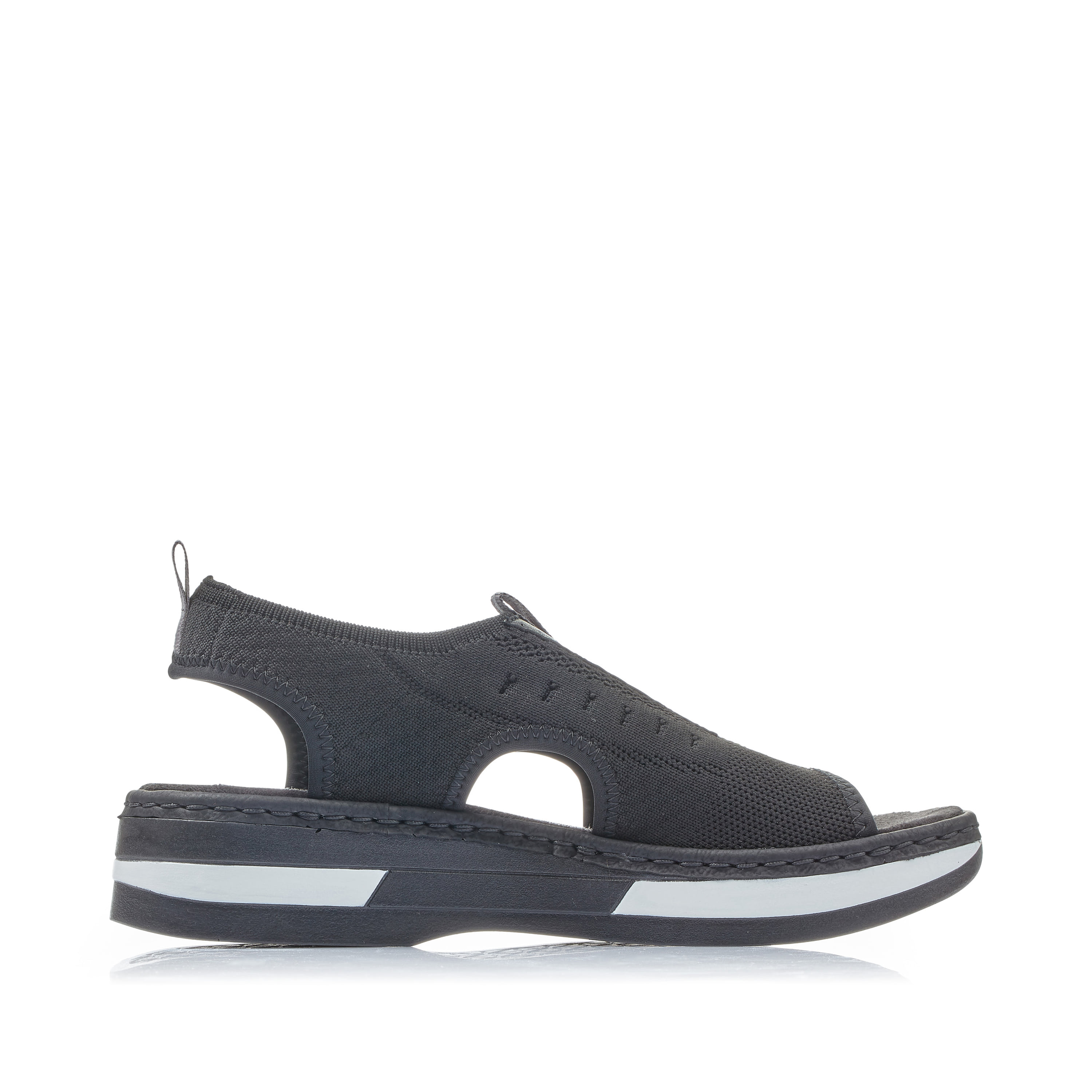 Rieker Damen Riemchensandalen nachtschwarz