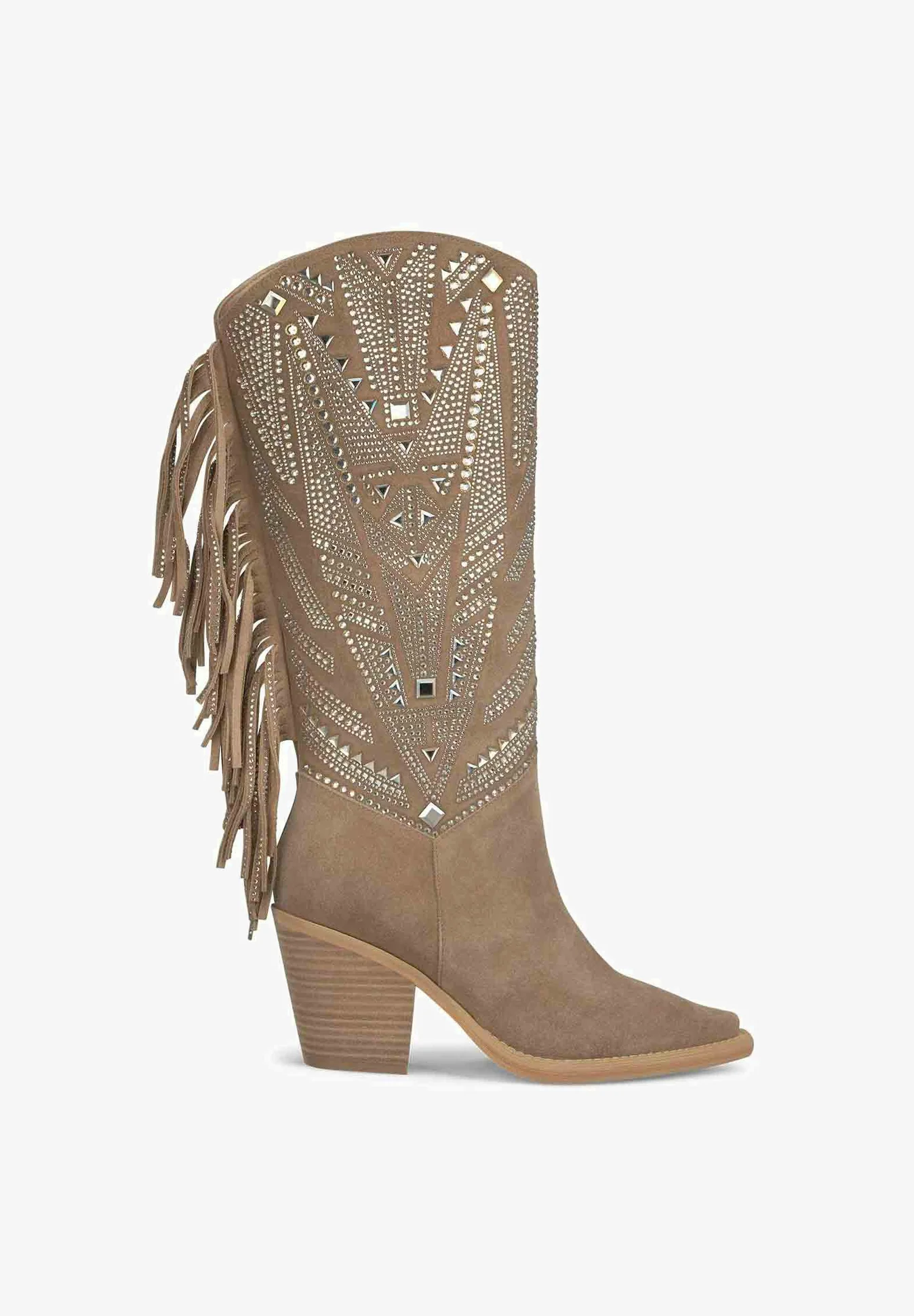 Alma en Pena BRILLOS Y FLECOS - Botas tejanas / biker