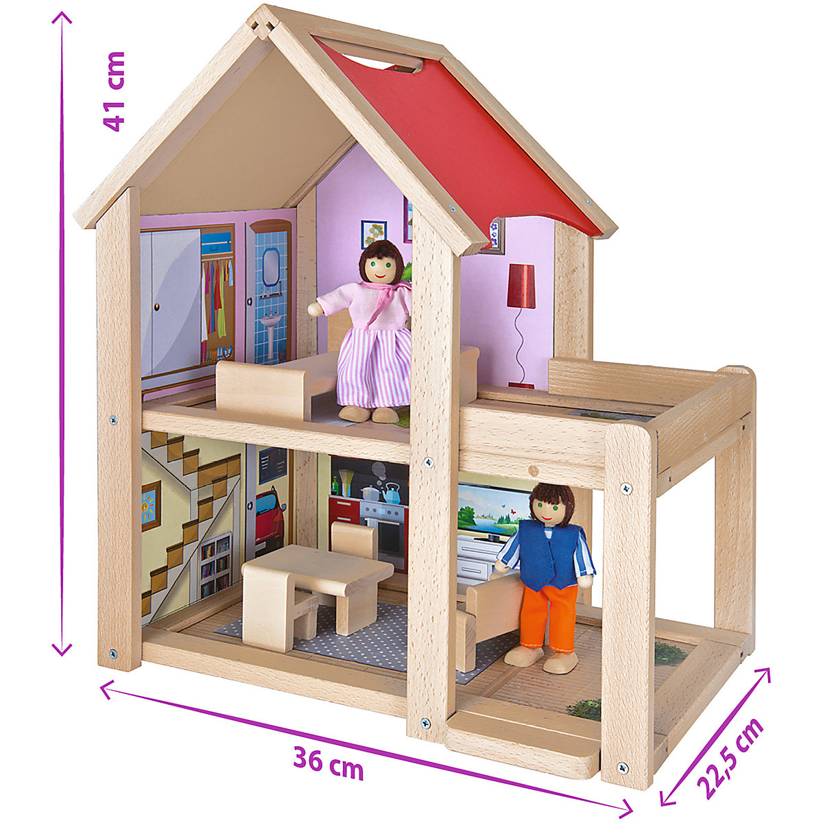 Puppenhaus aus Holz