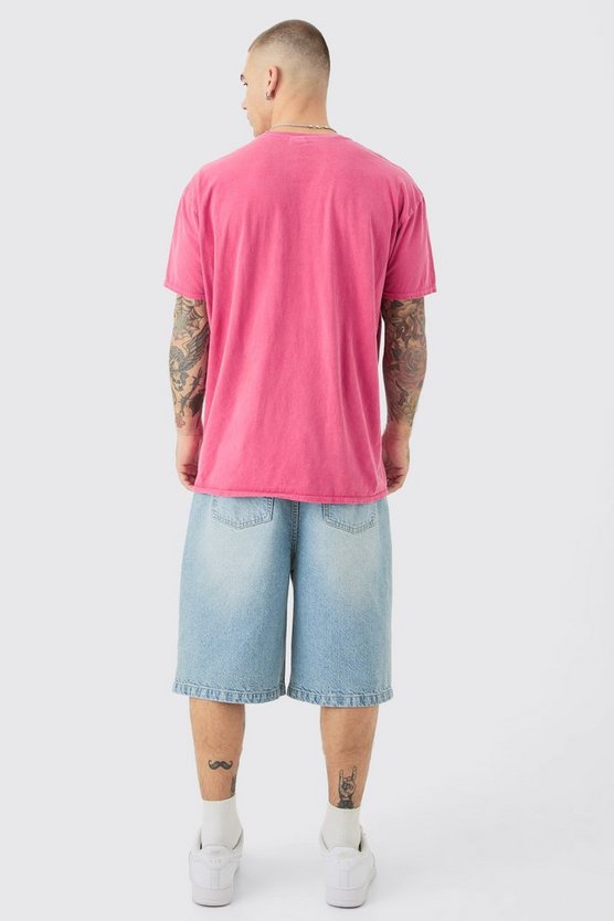 Oversize T-Shirt mit lizenziertem Street Fighter Print