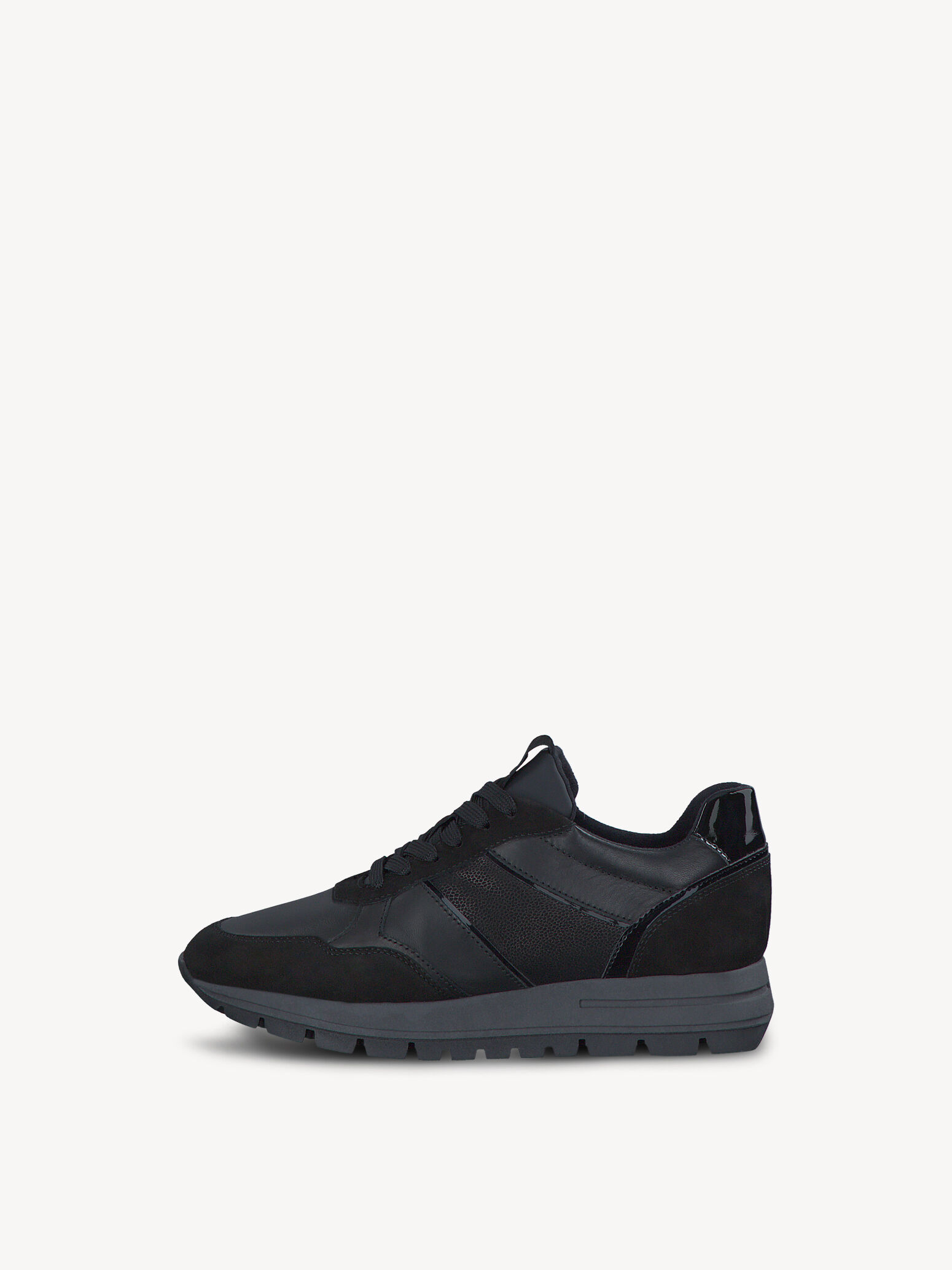 Basket en cuir - noir