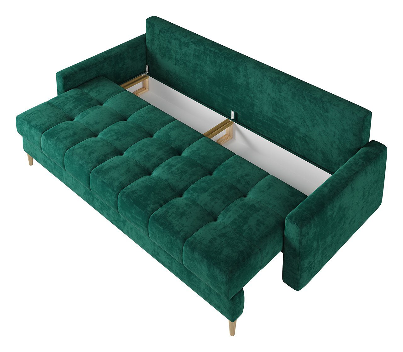 MKS MÖBEL Sofa Scandi, mit Relaxfunktion, mit Schlaffunktion und Bettkasten