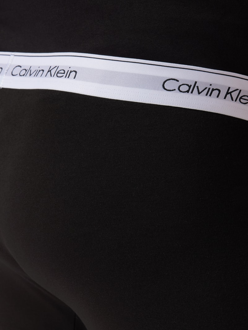 PLUS SIZE Trunks im 3er-Pack mit Label-Detail in schwarz