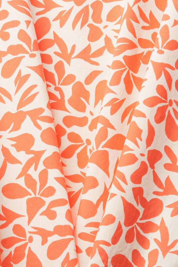 Baumwoll-Bluse mit Print