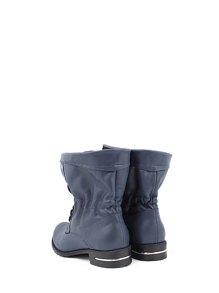 Zapato Leder-Boots in Dunkelblau günstig kaufen 40