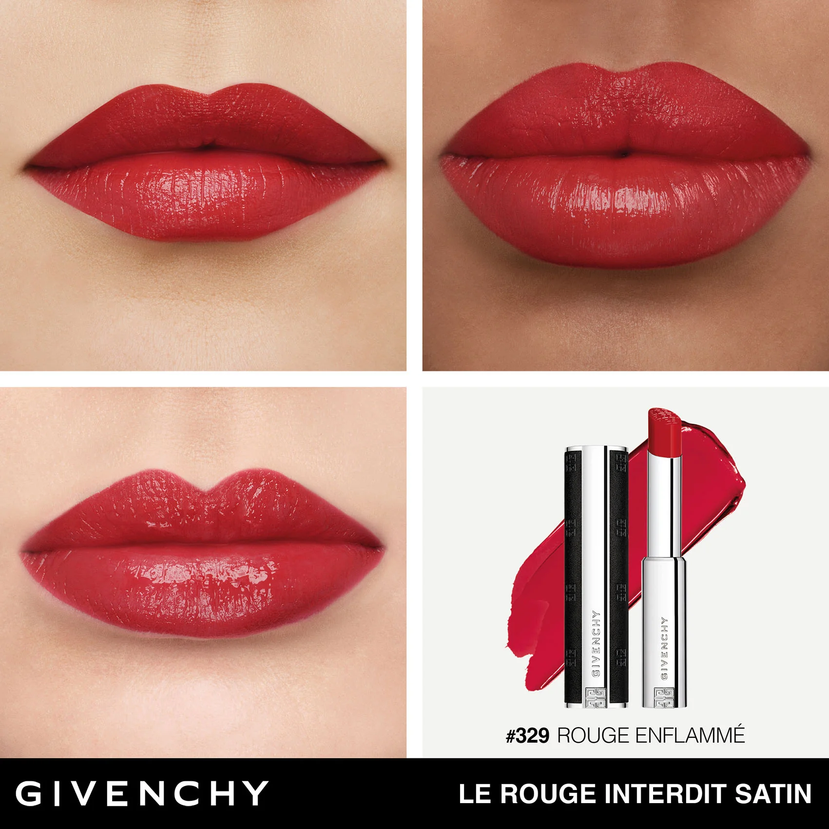 Labios Le Rouge Interdit Satin - Barra de labios