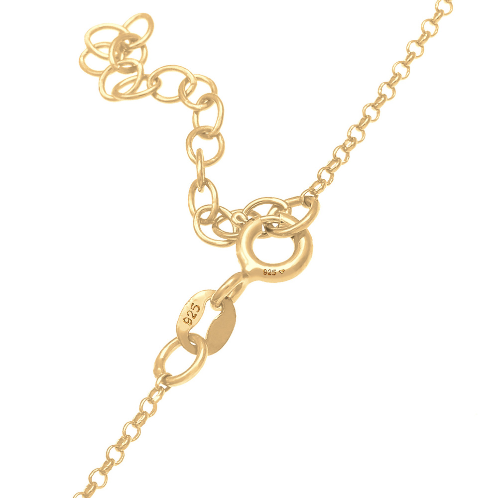 Elli Elli Collier Chaîne en 925/1000 argent massif collier