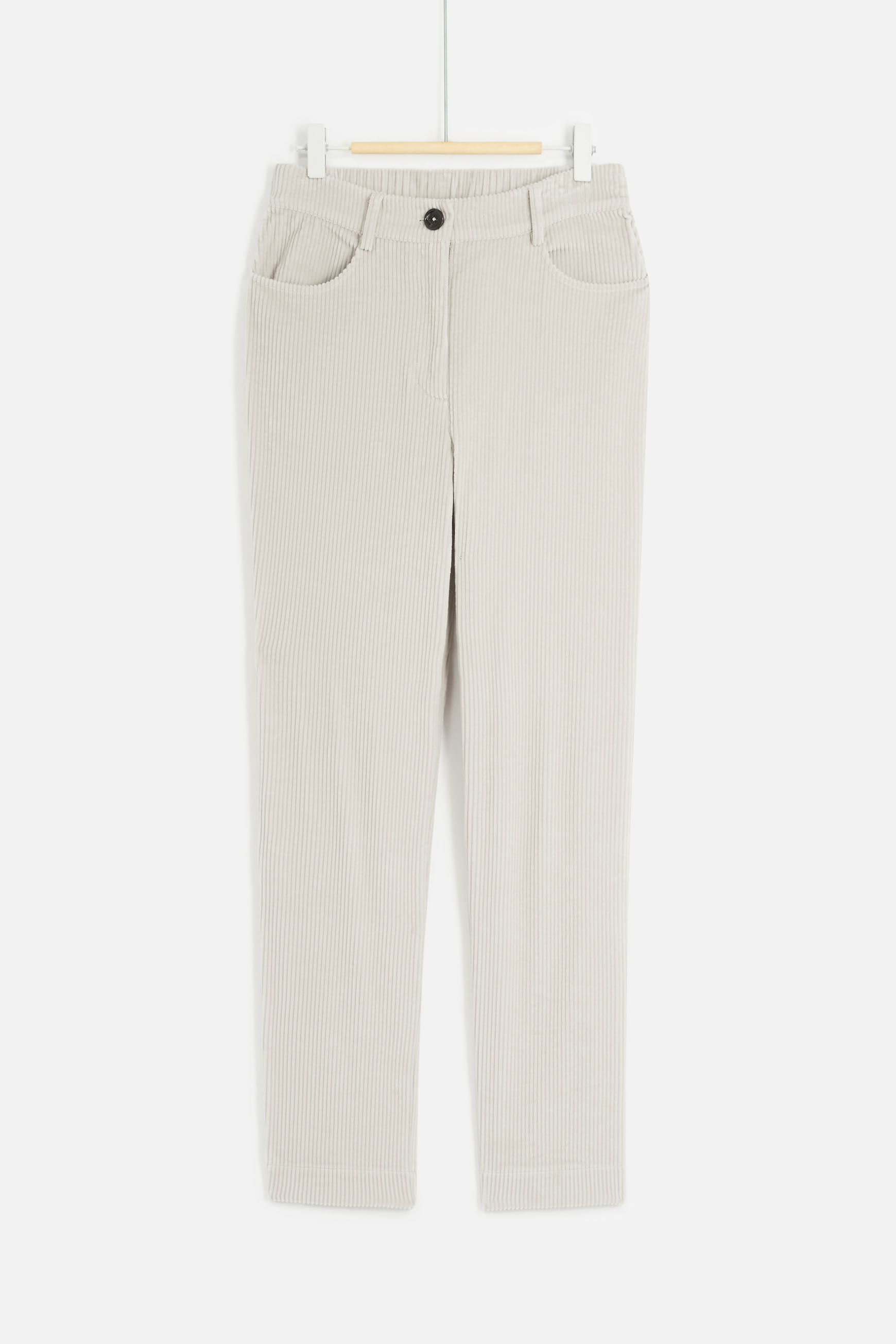 Pantalon jim ecru femme