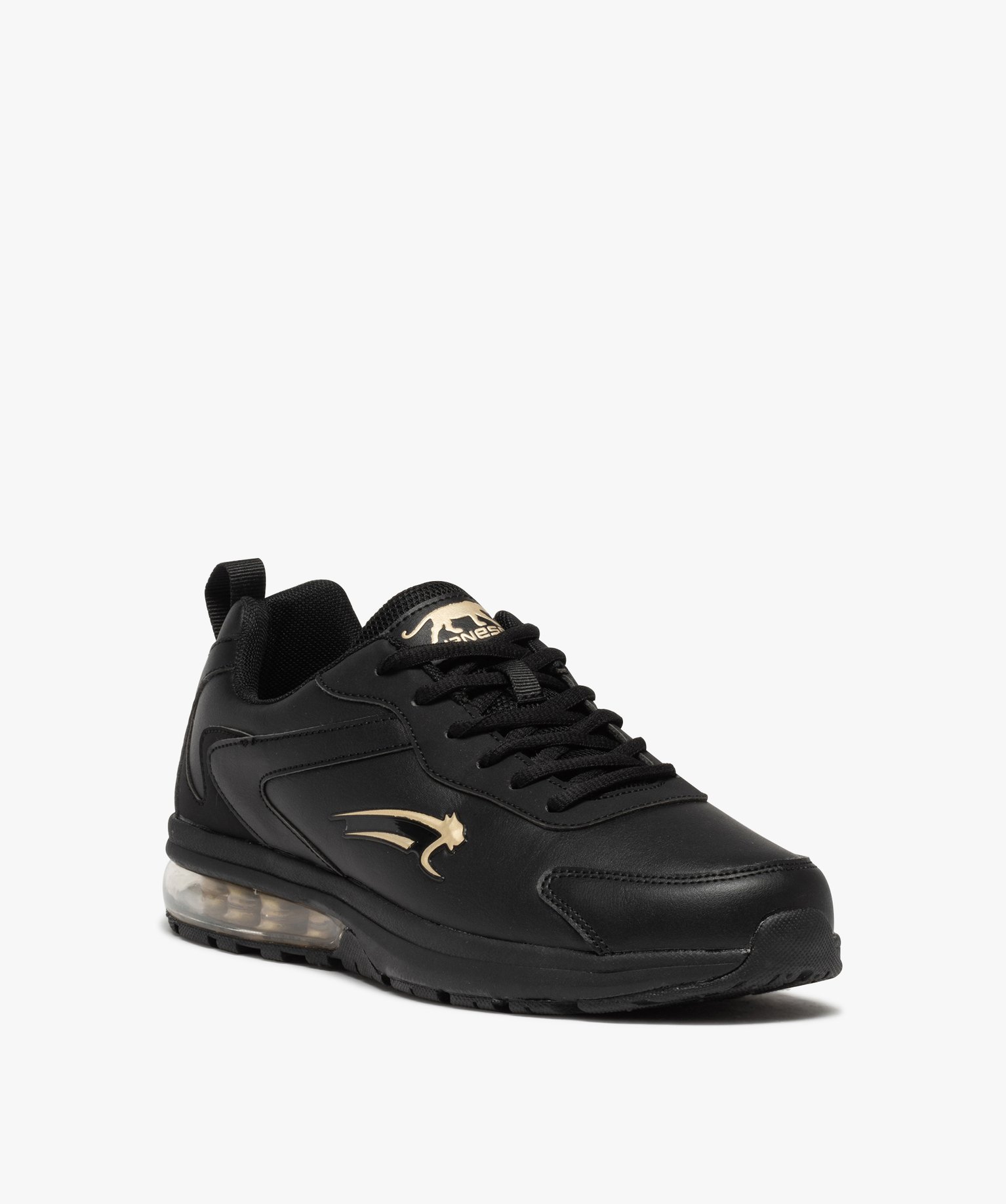 Baskets homme unies à semelle bulle d’air - Airness noir | GEMO