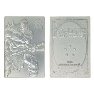 Magic the Gathering Metallbarren Garruk Wildspeaker Limited Edition (versilbert)