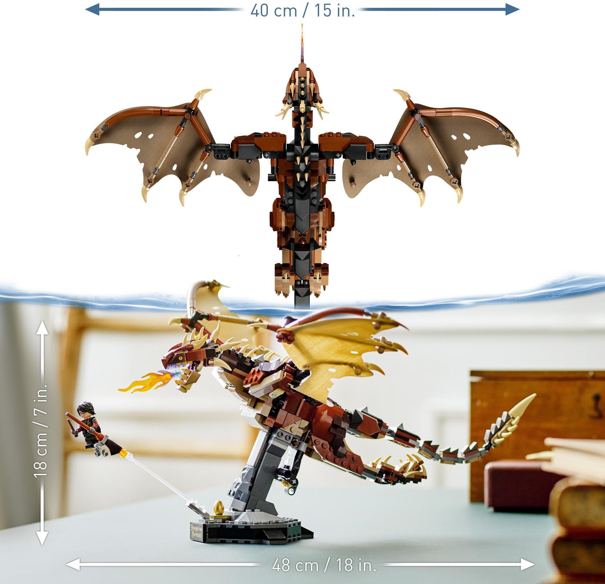 LEGO® Konstruktionsspielsteine Ungarischer Hornschwanz (76406), LEGO® Harry Potter, (671 St), Made in Europe