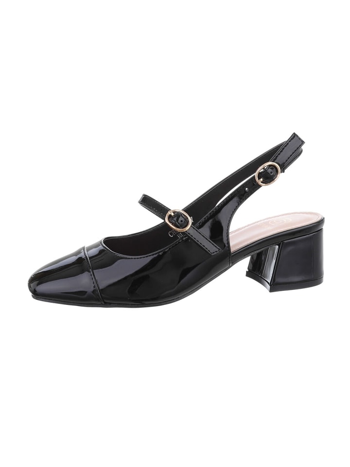 Ital-Design Pump in Schwarz günstig kaufen