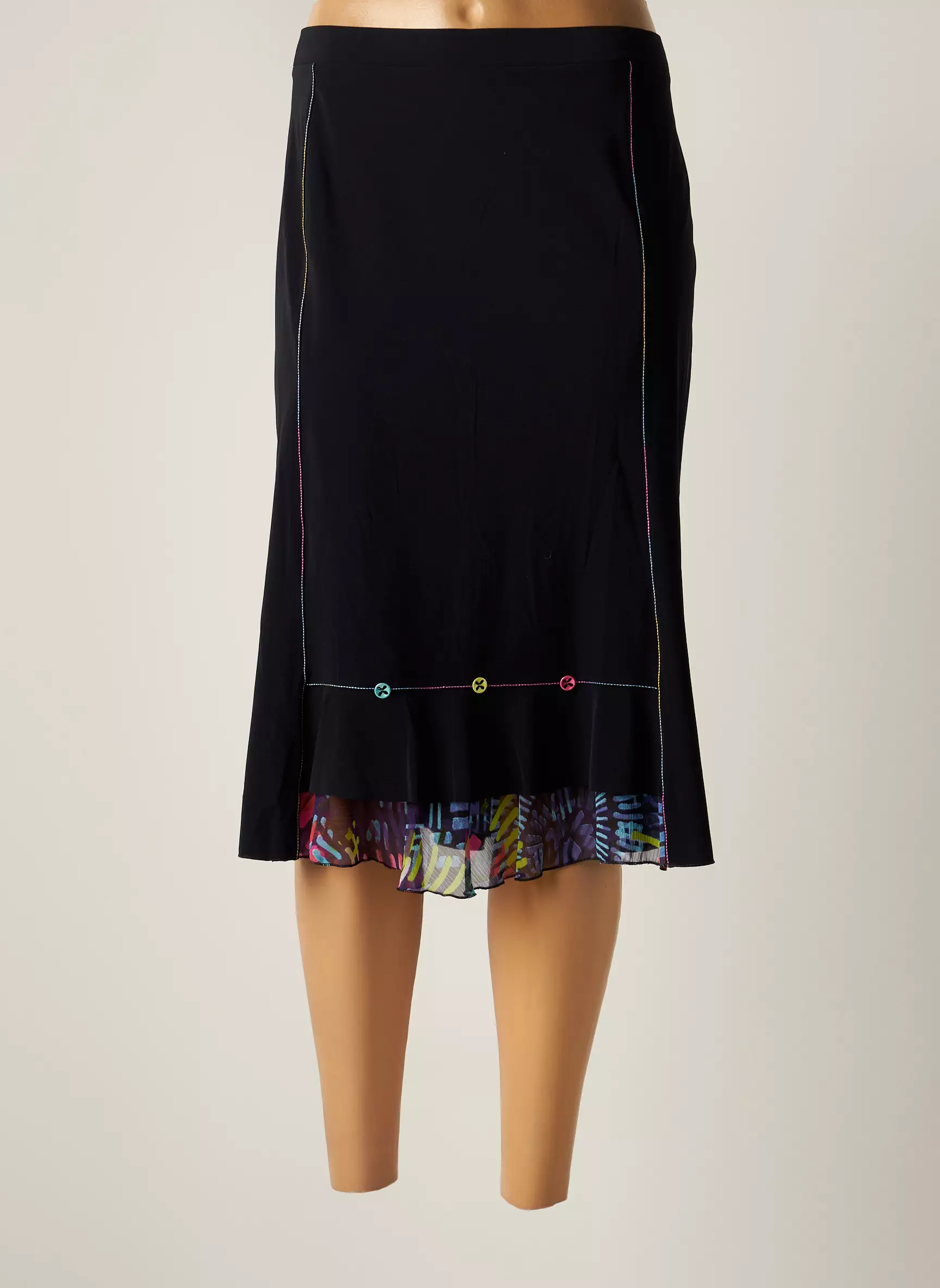 Anne Kelly Jupes Mi Longues Femme couleur noir