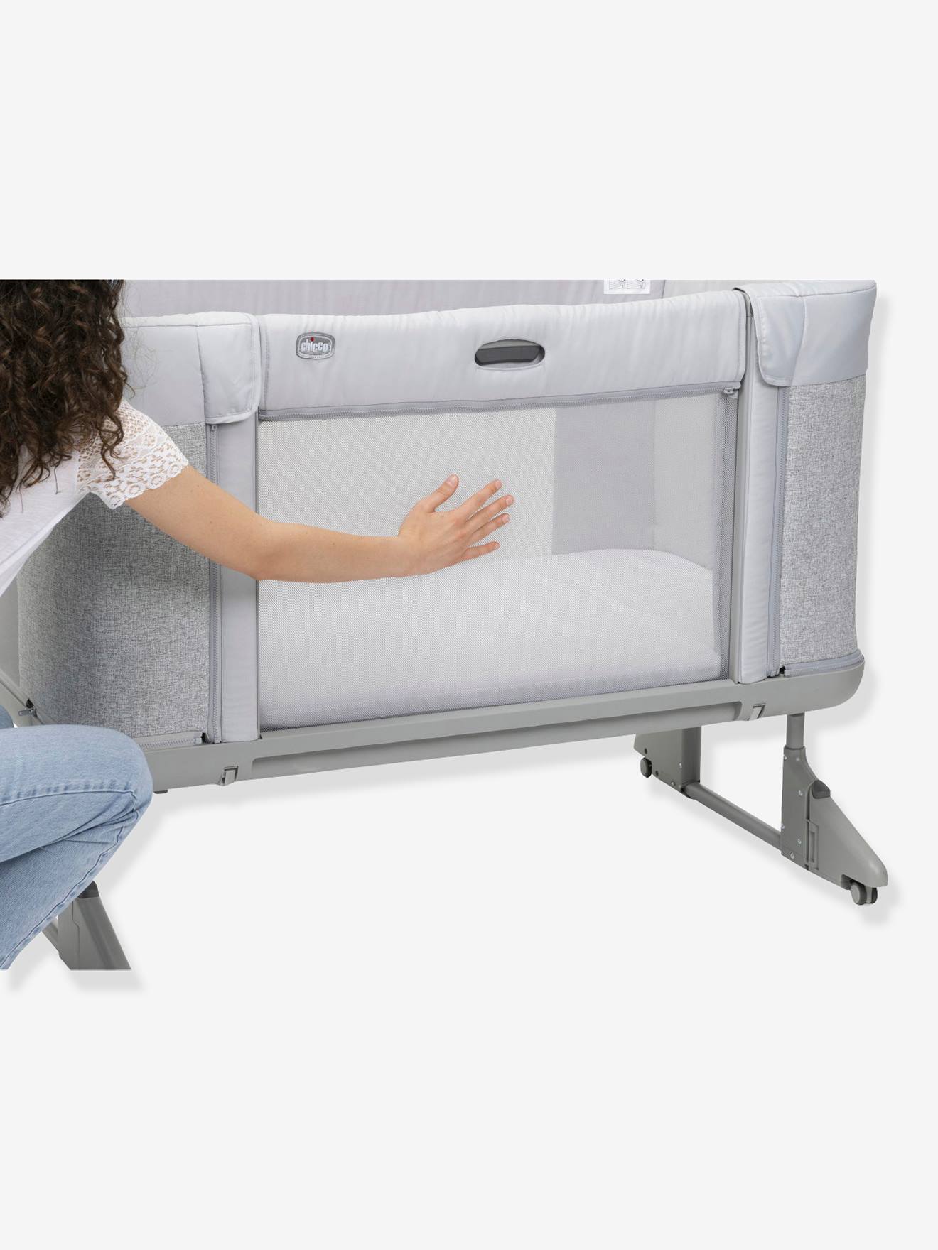 Berceau cododo évolutif Next2Me Forever CHICCO cool grey