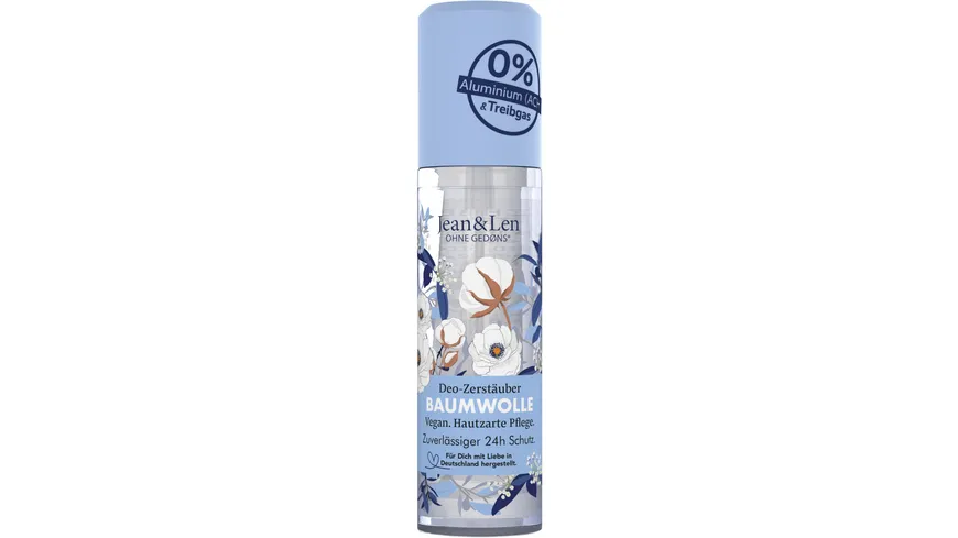 Jean&Len Deo Zerstäuber Baumwolle 75 ml