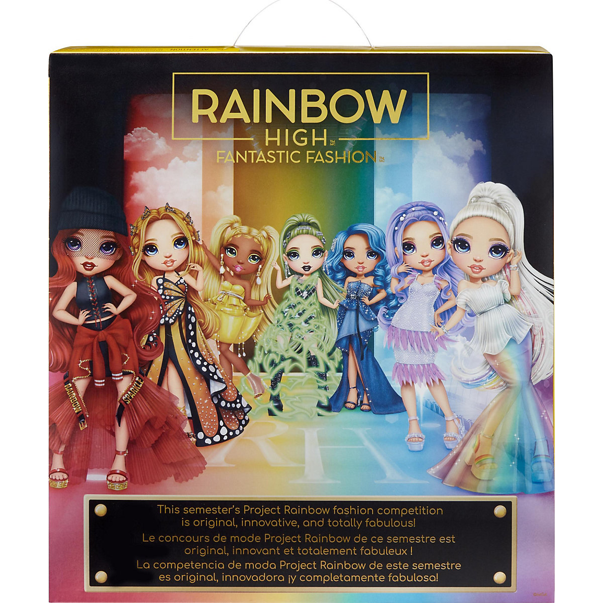 Rainbow High Fantastic Fashion Doll- Sunny (yellow)