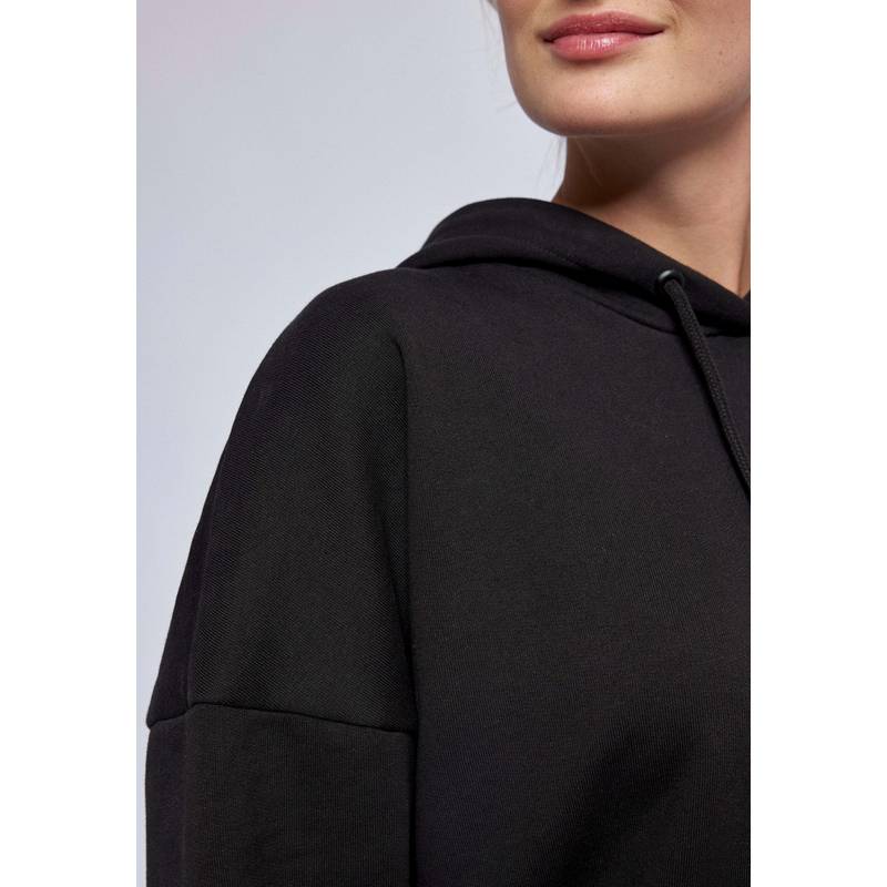 Snocks Oversized Crop Kapuzenpullover Hoodie Hoodie Damen