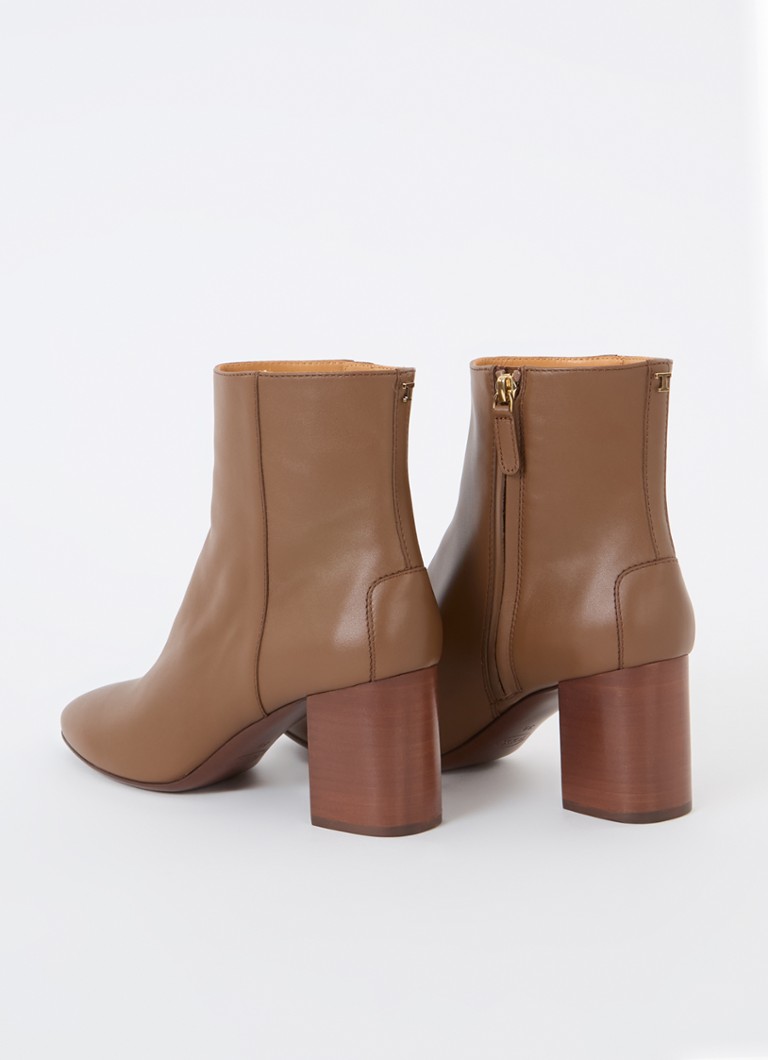 Botas de cano curto Tod's Cuoio em couro de bezerro
