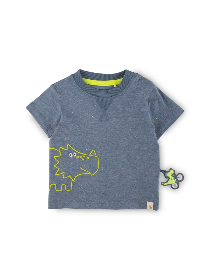 Sigikid T-Shirt Sporty Dino in Blau meliert günstig kaufen