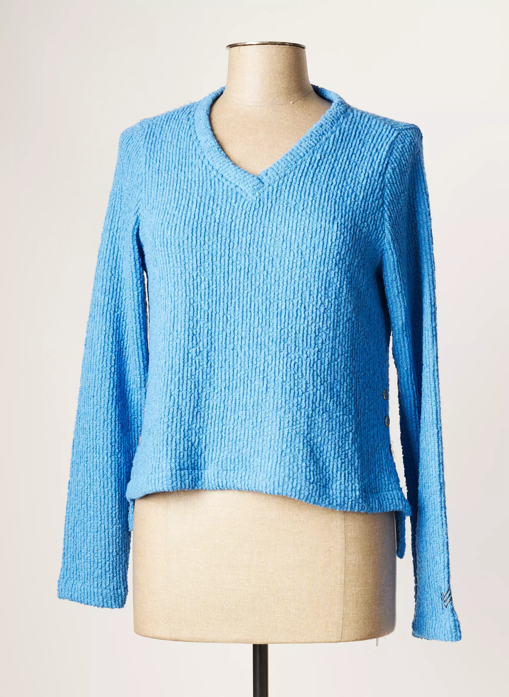 Maloka Pulls Femme couleur bleu