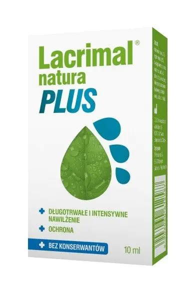 Lacrimal Natura Plus, Ενυδατικές Οφθαλμικές Σταγόνες, Χωρίς Συντηρητικά