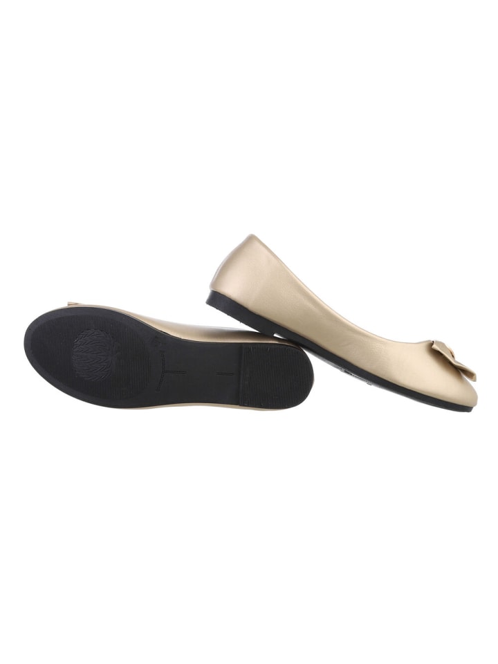 Ital-Design Ballerina in Gold günstig kaufen