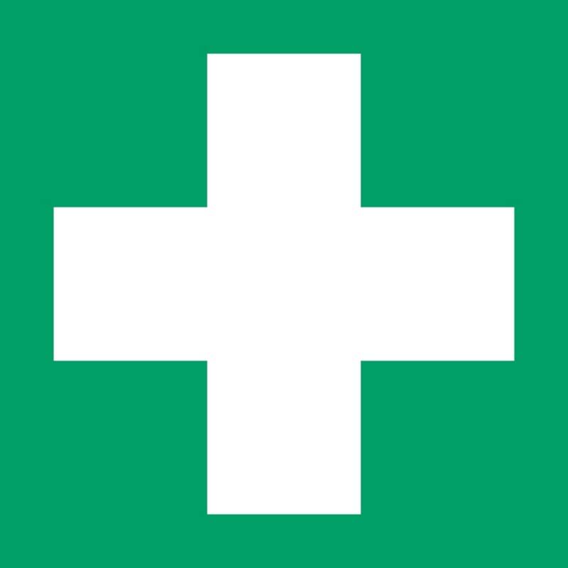 Djois Warnschild Erste Hilfe Klebstoff, einschraubbar PP (Polypropylen) 20 (B) x 0,14 (H) cm 3 Stück