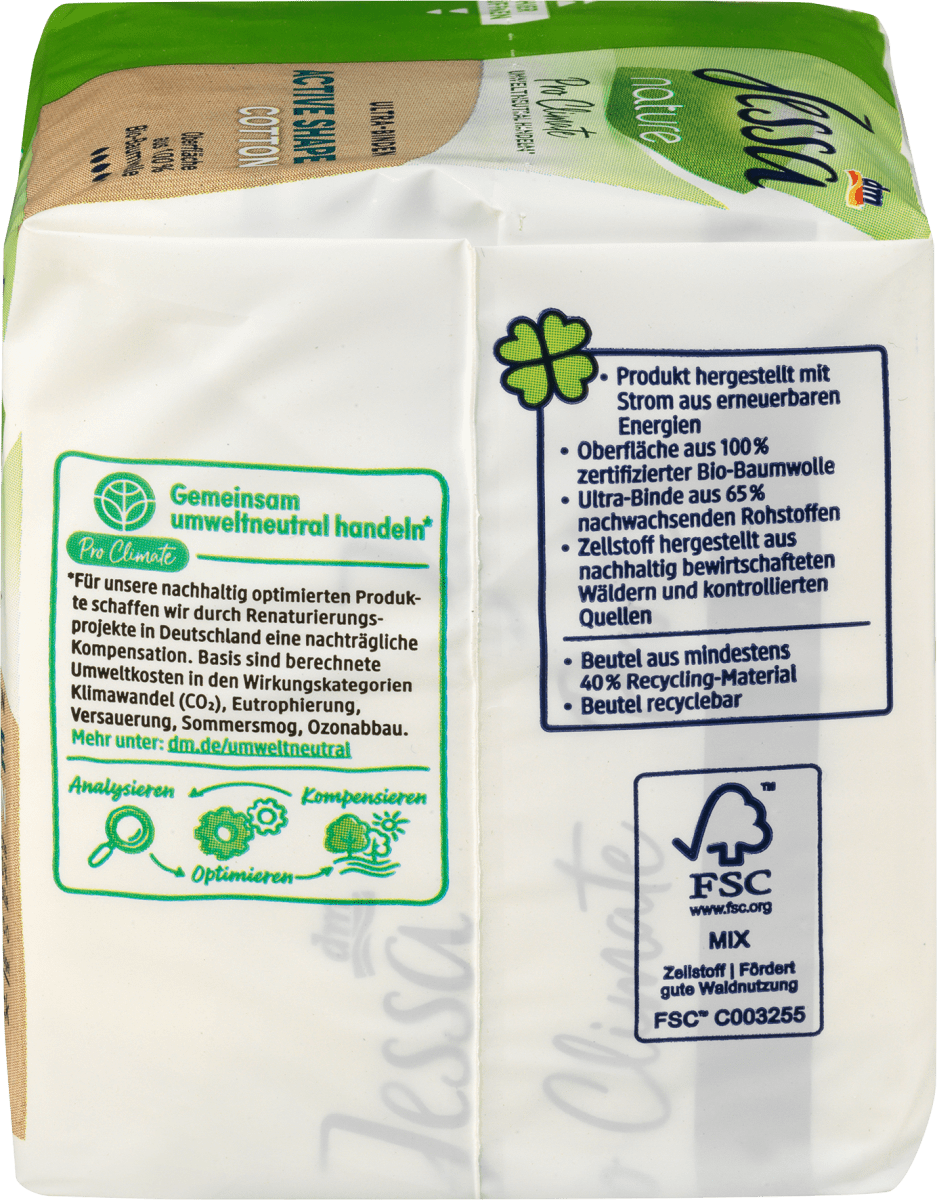 Ultra-Binden Active Shape Cotton Pro Climate nature, 14 St